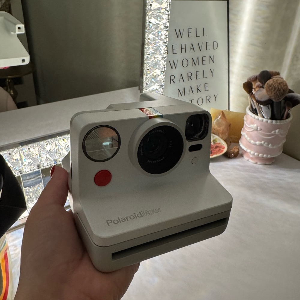 Polaroid Now+ Instant Camera in White, Bag & One box of Color Film Included!
